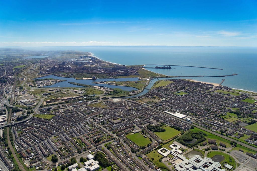 Port Talbot from the air